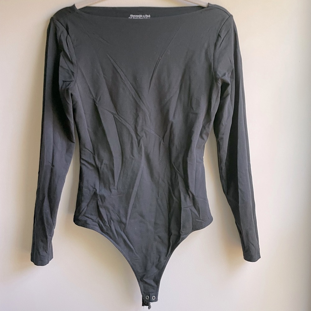 Abercrombie and Fitch Modal Body Suit Black Size M